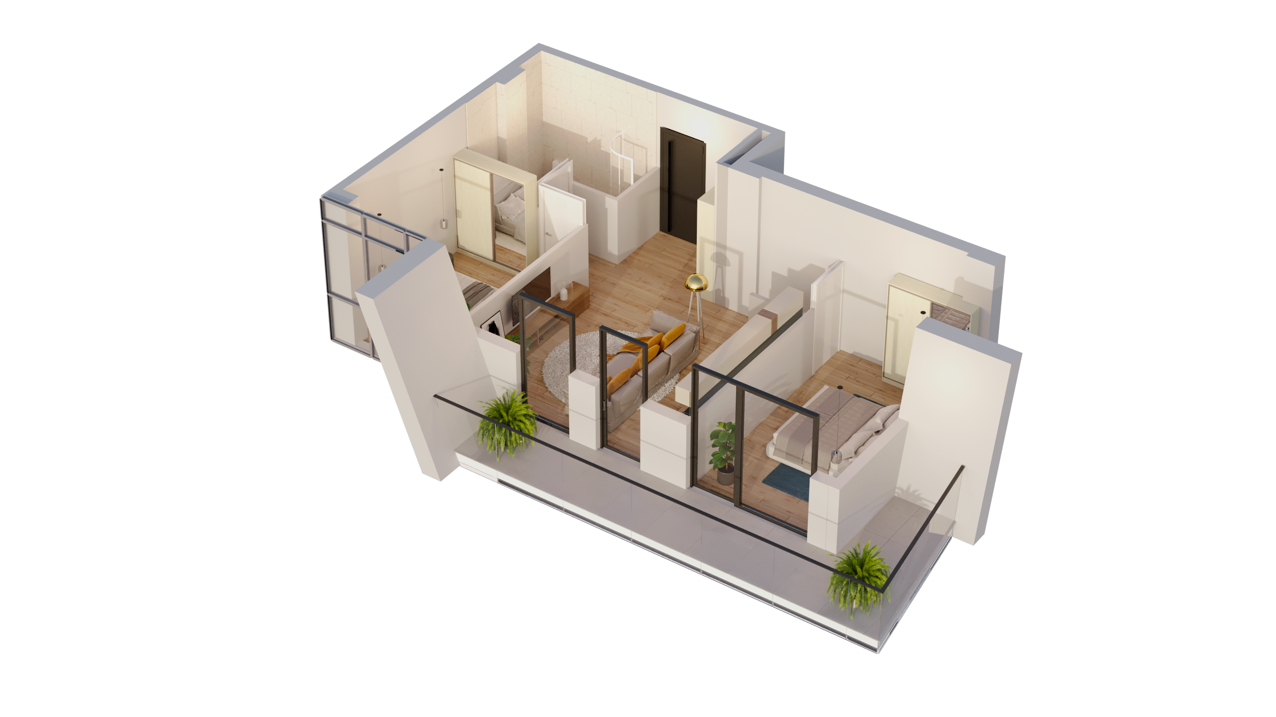 Apartment 4 - 3D